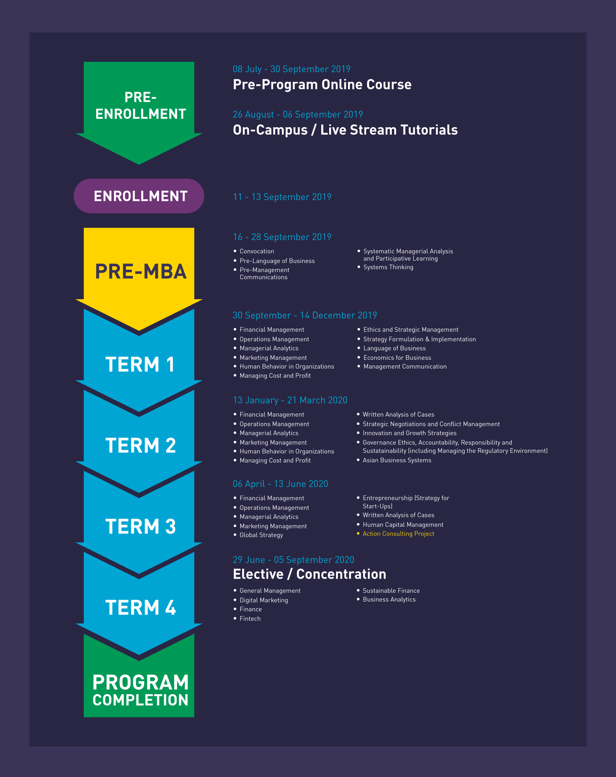 Academic Experience Infographics