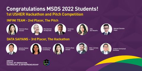 msds hackathon pitch usher aim infini nd